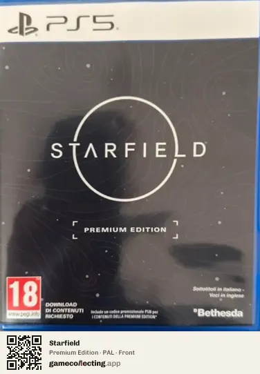 Starfield PlayStation 5, PAL box front
