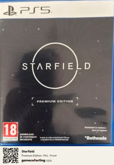 Starfield PlayStation 5, PAL box front