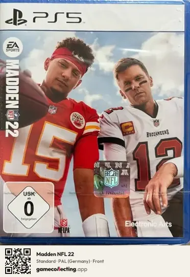 Madden NFL 22 PlayStation 5, Germany box front
