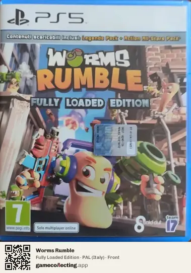Worms Rumble PlayStation 5, Italy box front
