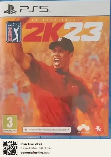 PGA Tour 2K23 PlayStation 5, PAL box front