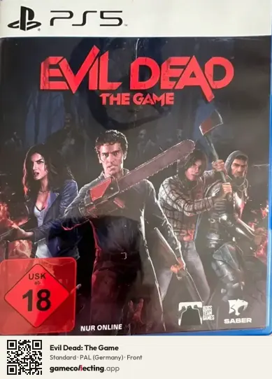Evil Dead: The Game PlayStation 5, Germany box front