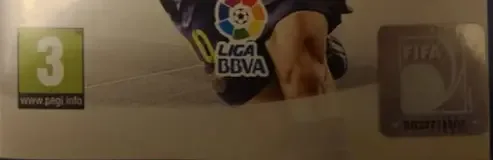FIFA 14, the PEGI square on its front