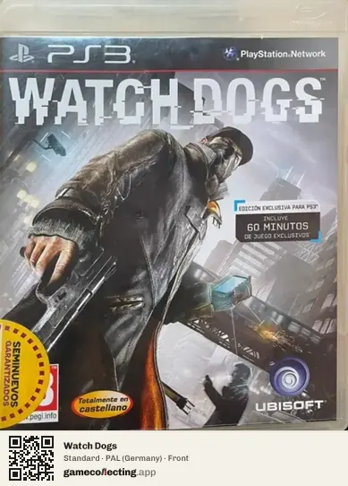 Watch Dogs PlayStation 3, Germany box front