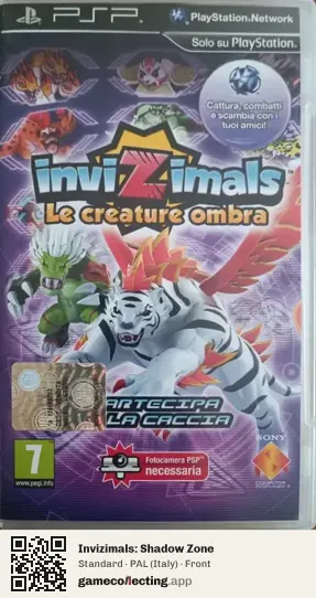Invizimals: Shadow Zone PlayStation Portable, Italy box front