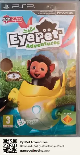 EyePet Adventures PlayStation Portable, Netherlands box front