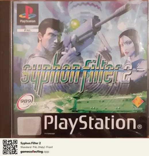 Syphon Filter 2 PlayStation, Italy box front