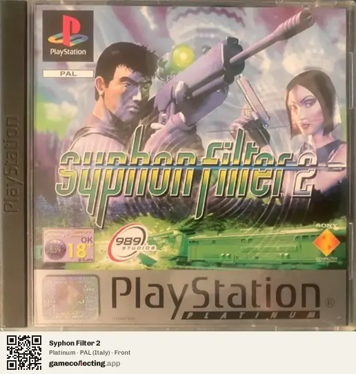 Syphon Filter 2 PlayStation, Italy box front