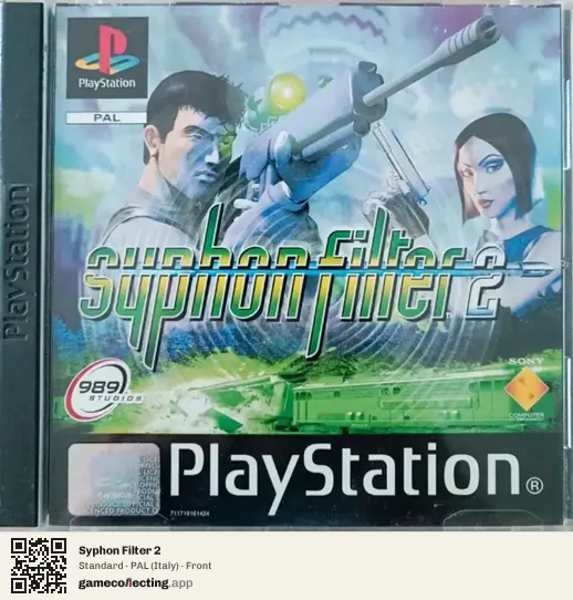 Syphon Filter 2 PlayStation, Italy box front