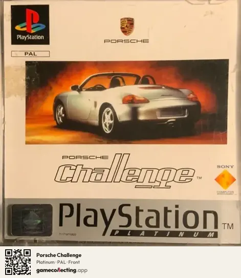 Porsche Challenge PlayStation, PAL box front