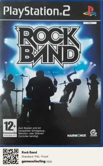 Rock Band PlayStation 2, PAL box front