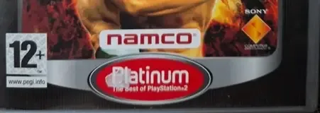 Tekken 5, the PEGI square on its front