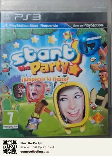 Start the Party! PlayStation 3, Spain box front