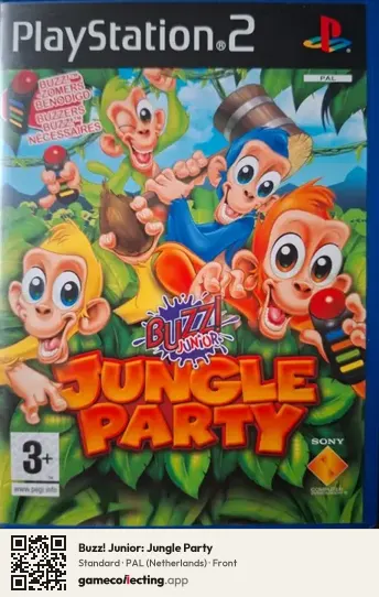 Buzz! Junior: Jungle Party PlayStation 2, Netherlands box front