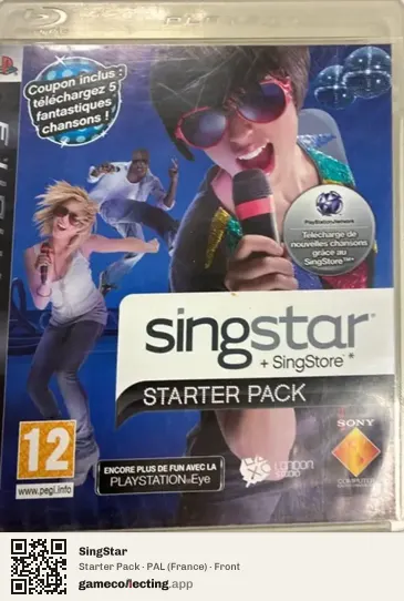 SingStar PlayStation 3, France box front