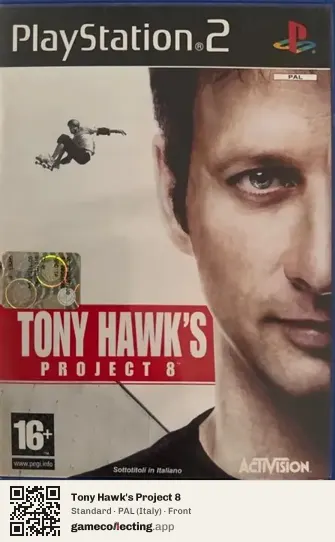 Tony Hawk's Project 8 PlayStation 2, Italy box front