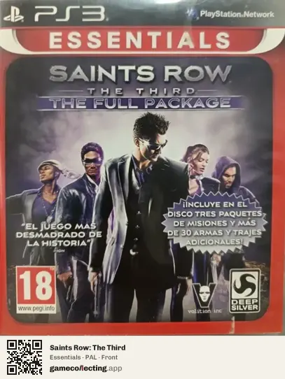 Saints Row: The Third PlayStation 3, PAL box front