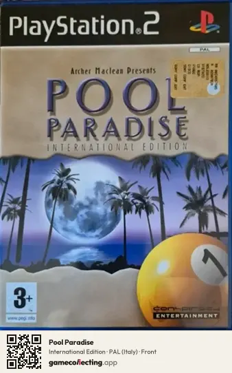 Pool Paradise PlayStation 2, Italy box front