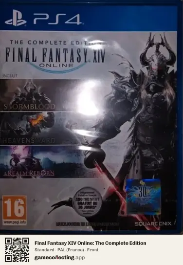 Final Fantasy XIV Online: The Complete Edition PlayStation 4, France box front