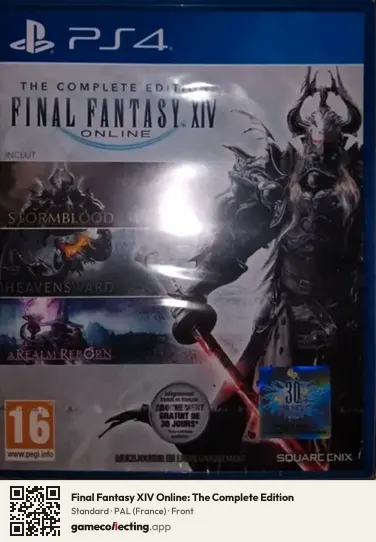 Final Fantasy XIV Online: The Complete Edition PlayStation 4, France box front