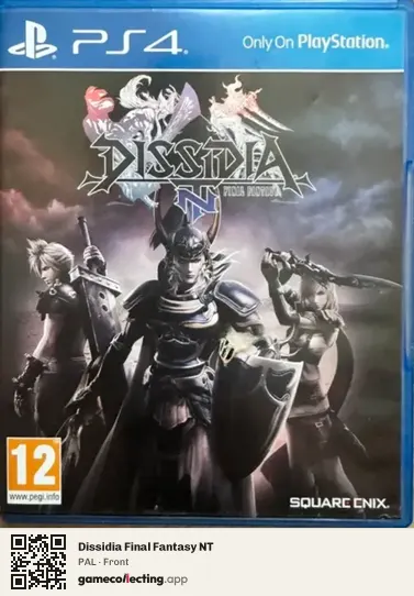 Dissidia Final Fantasy NT PlayStation 4, PAL box front