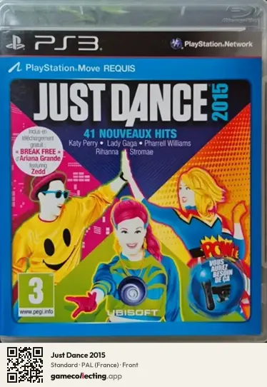 Just Dance 2015 PlayStation 3, France box front