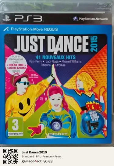 Just Dance 2015 PlayStation 3, France box front