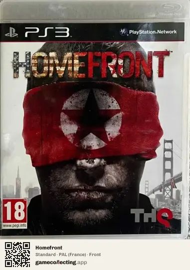 Homefront PlayStation 3, France box front