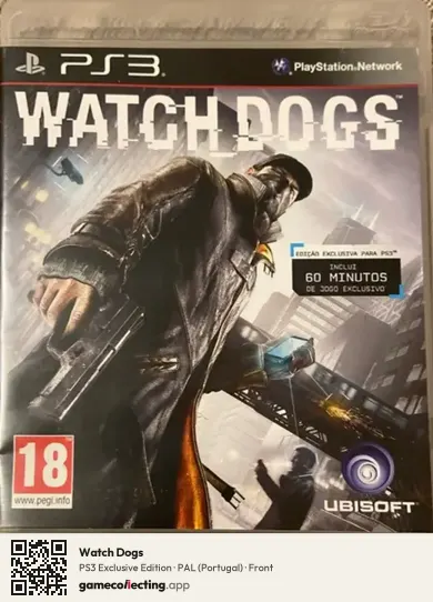 Watch Dogs PlayStation 3, Portugal box front