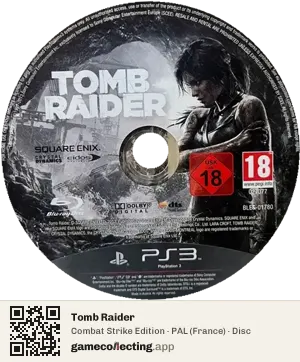 Tomb Raider PlayStation 3, PAL disc