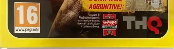 WWE '12, the PEGI square on its front