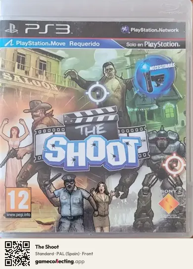 The Shoot PlayStation 3, Spain box front