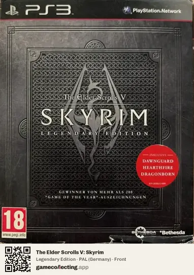 The Elder Scrolls V: Skyrim PlayStation 3, Germany box front