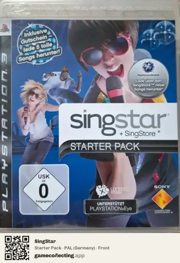 SingStar PlayStation 3, Germany box front