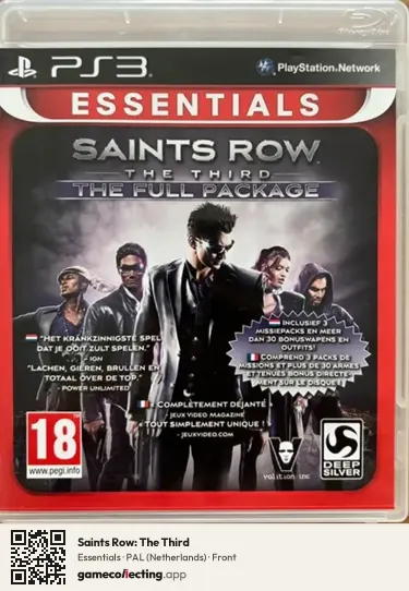 Saints Row: The Third PlayStation 3, Netherlands box front