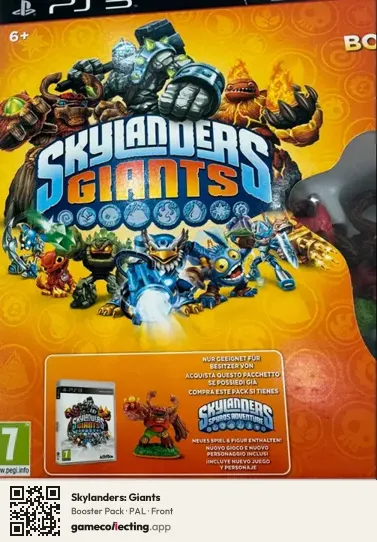 Skylanders: Giants PlayStation 3, PAL box front