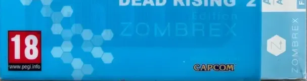 Dead Rising 2, the PEGI square on its front