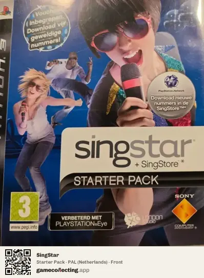 SingStar PlayStation 3, Netherlands box front