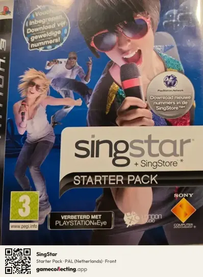 SingStar PlayStation 3, Netherlands box front