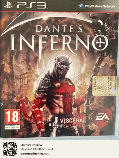 Dante's Inferno PlayStation 3, Italy box front