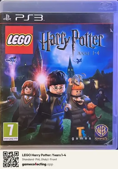 LEGO Harry Potter: Years 1-4 PlayStation 3, Italy box front