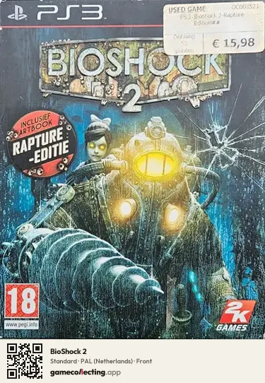 BioShock 2 PlayStation 3, Netherlands box front