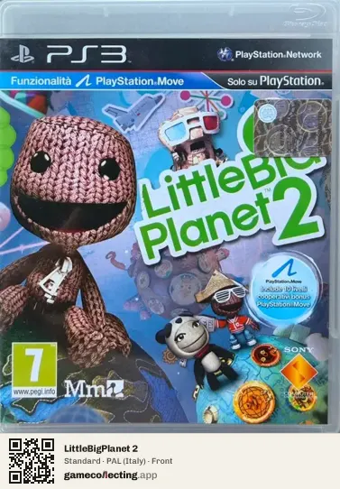 LittleBigPlanet 2 PlayStation 3, Italy box front