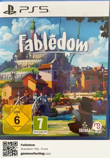 Fabledom PlayStation 5, PAL box front