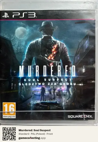 Murdered: Soul Suspect PlayStation 3, Poland box front