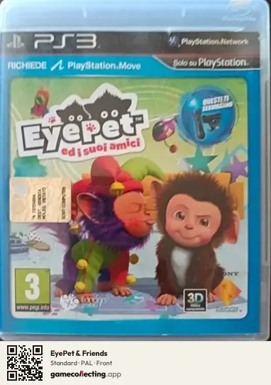 EyePet & Friends PlayStation 3, PAL box front