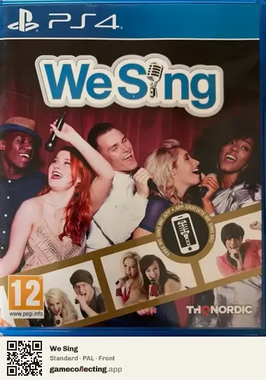 We Sing PlayStation 4, PAL box front