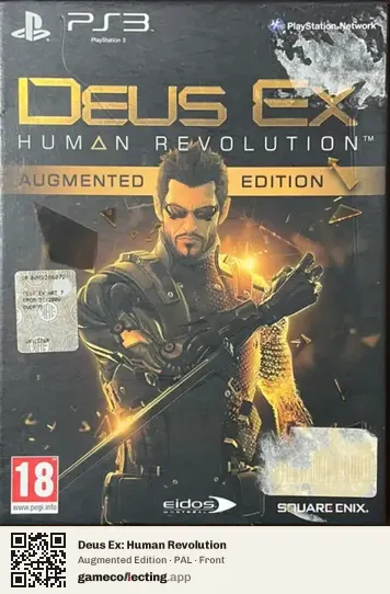 Deus Ex: Human Revolution PlayStation 3, PAL box front