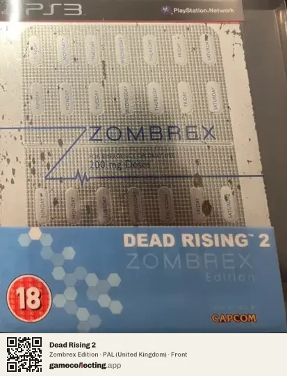 Dead Rising 2 PlayStation 3, United Kingdom box front