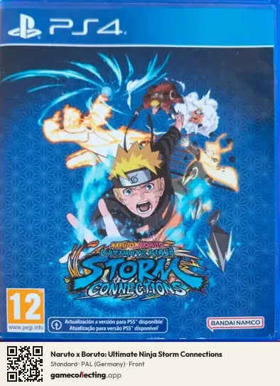 Naruto x Boruto: Ultimate Ninja Storm Connections PlayStation 4, Germany box front
